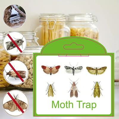 Главная Кухня и одежда Кладовая ловушки для моли с феромонами Prime Clothes Closet Moth Traps Magic Moth Catcher