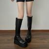 Platform Chunky Style Women Knee High Boots Fashion Ladies Thick Bottom Long Booties Autumn Winter Women's Shoes