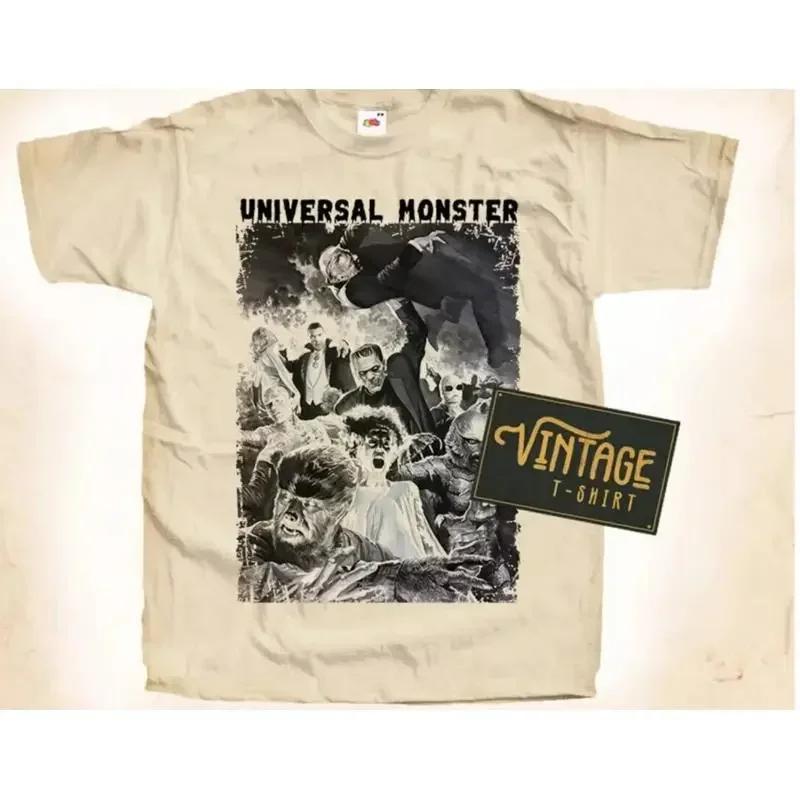 Vintage Universal Monster Natural T Shirt