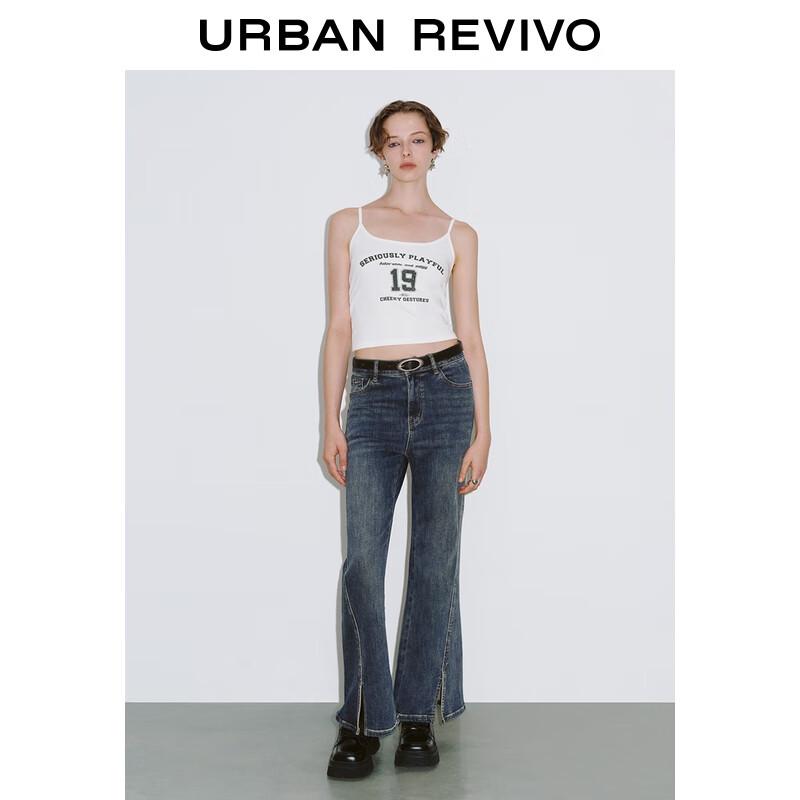 

Женские джинсы UR в стиле ретро с поясом, расклешенные от колена 30