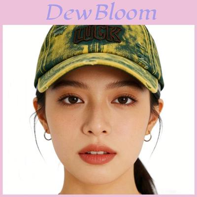 Vintage Cotton Baseball Cap With Embroidery And Wide Brim For All Seasons