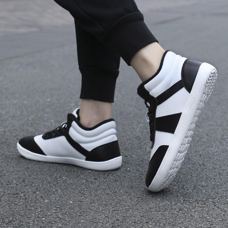 Warm Winter Snow Boots Men Women - Fleece Lined Short Calf Outdoor Slip-On Shoes With Anti-Slip Rubber Sole