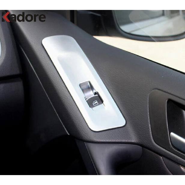 Für Volkswagen VW Tiguan 2012-2014 2015 Matts Auto Innenraum Tür Armlehne Fensterheber Schalter Knopf Panel Abdeckung Verkleidung Zubehör