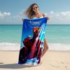 Personalized customized proof beach towel with Asuka Langley Soryu  pattern - soft, absorbent, quick-drying, perfect swimming, camping&bathing