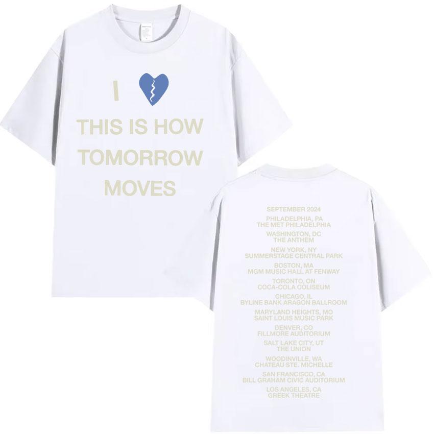 Beabadoobee I Love This Is How Tomorrow Moves Tour 2025 T-Shirt Men Women Vintage Harajuku  T-shirts Summer Tops