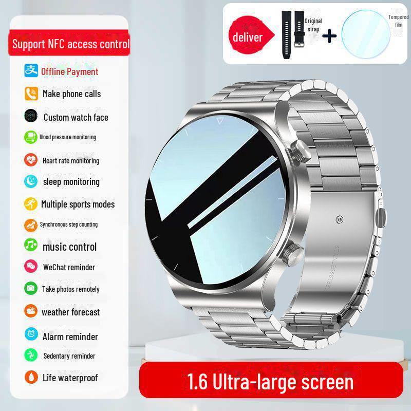 Huaqiangbei GT9 Pro Smartwatch - NFC, Call Function & Sports Tracking