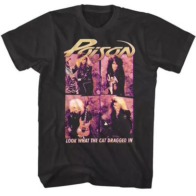 T-shirt Homme Poison Band Look What the Cat Dragged In