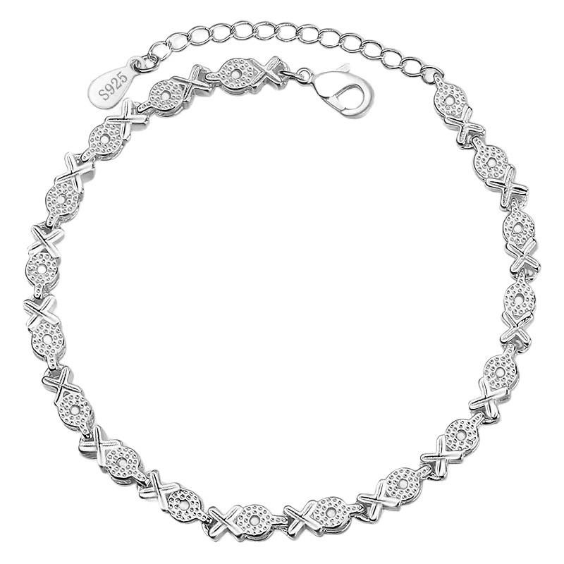 

Korean Style Creative OX 925 Silver Plated Bracelet for Women – Simple, Personal, Light Luxury Jewelry Gift срібний