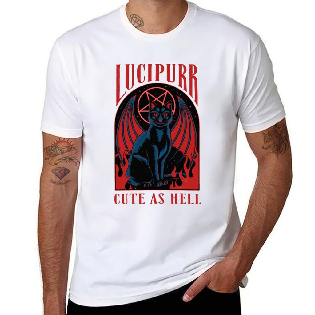 Lucipurr Tshirt Sweat Absorbing Sports Tee Shirt Tshirt