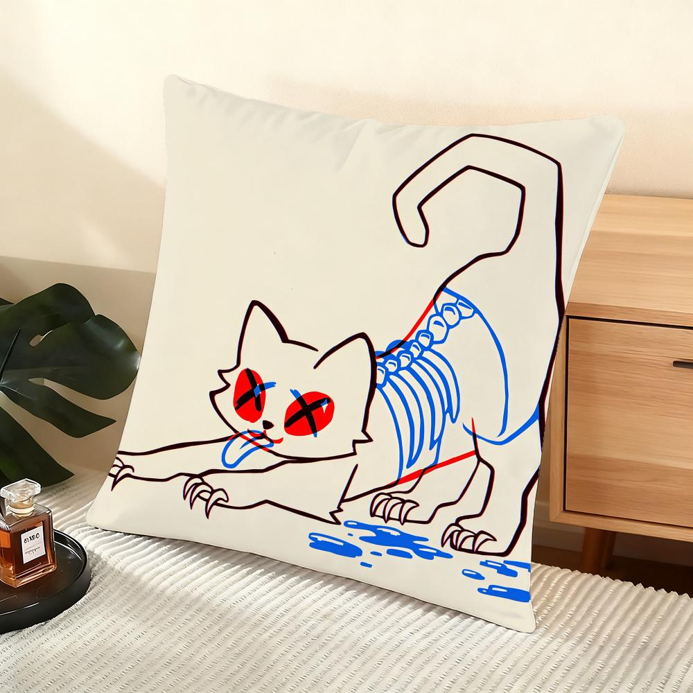 Band L-Lovejoy Cushion Cover Soft Short Plush Pillow Cover Smooth Cozy Texture Aesthetic Cushion Case Home Decor