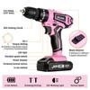 21V Portable Lithium Battery Rechargeable Impact Drill & Electric Screwdriver
