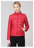 Women's Lightweight White Duck Down Jacket - 2026 Autumn/Winter, Warm Versatile Outerwear with Stand Collar