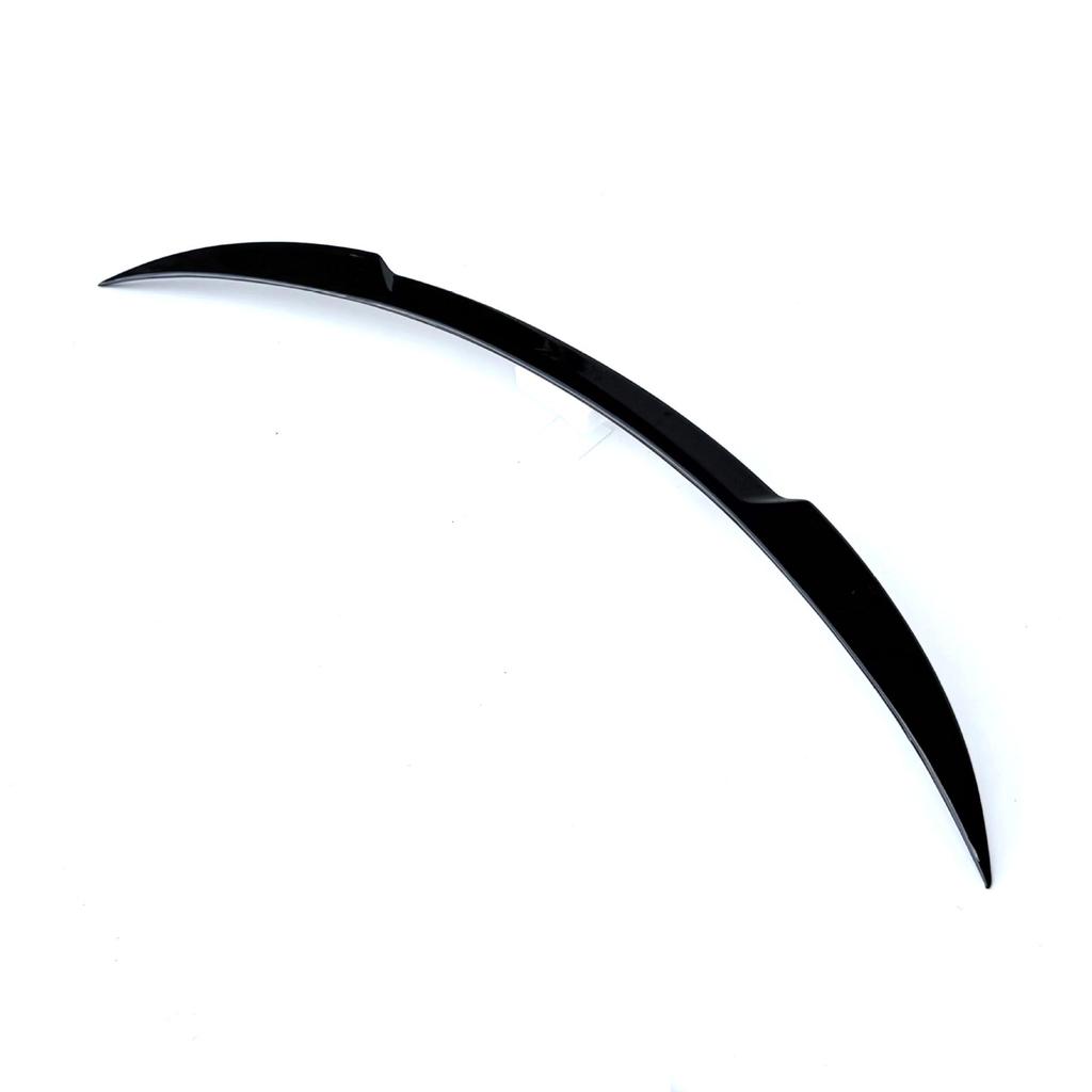Compatible with Tesla Model 3: Carbon Fiber Blade-Style Rear Spoiler for Replacement & Modification