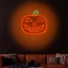 Halloween Pumpkin Wall Lamp Halloween Pumpkin Neon Sign Light Up Acrylic Led Wall Decor for Bedroom Kids Room Bar Party for Room