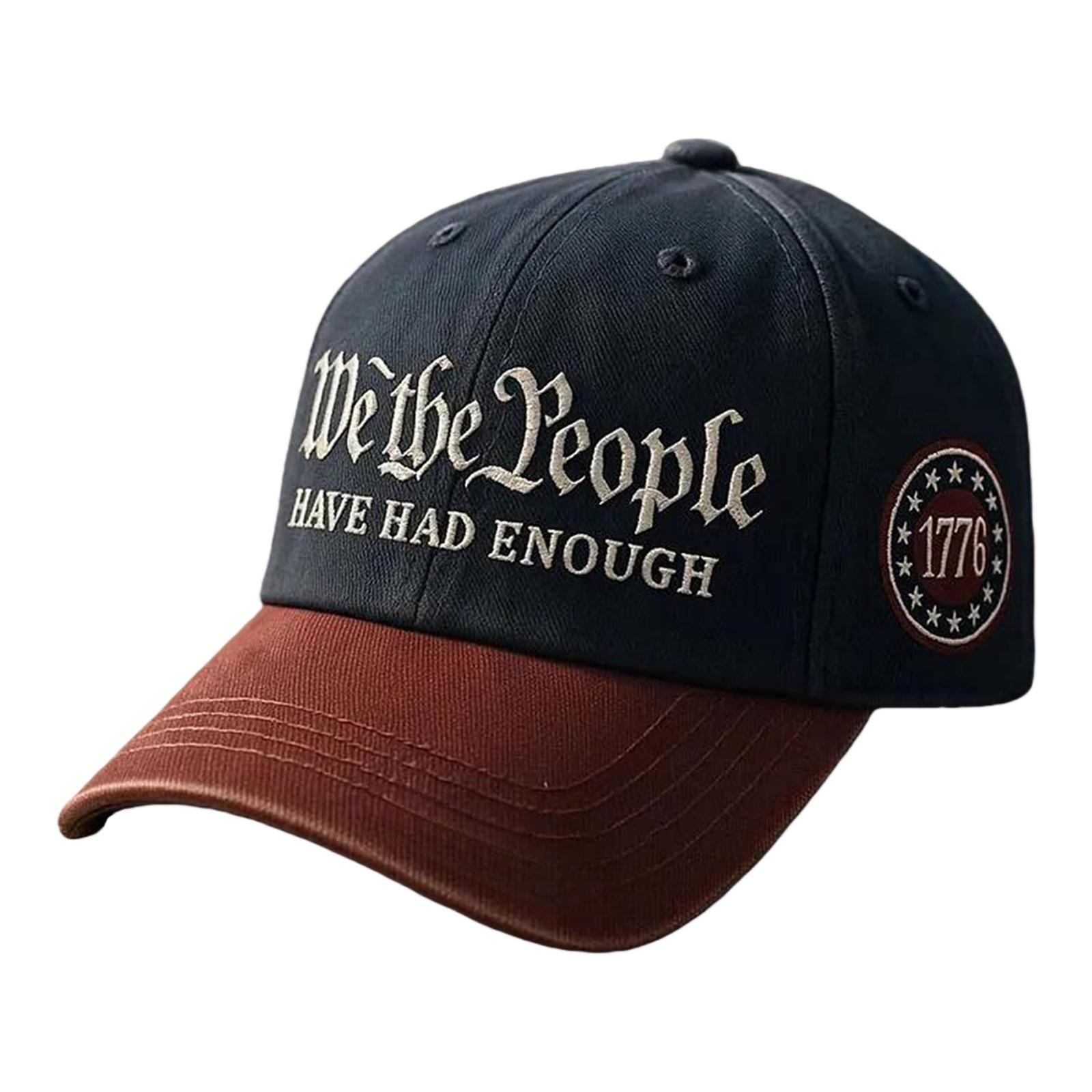 

Vintage 250th Anniversary USA Hat The People Have Had Enough Baseball Cap-Printed Version One Size