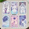 Broken Mirror Tarot Deck: 78 Cards Waite-Smith System, Unique Geometric Art for Beginners & Pros 10.3x6cm Travel Size