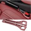 Car Seat Gap Filler Organizer Universal Fit Car SUV Truck Console Side Plug Strip Stopping Phone Key From Falling, Pack Of 2 (Beige)