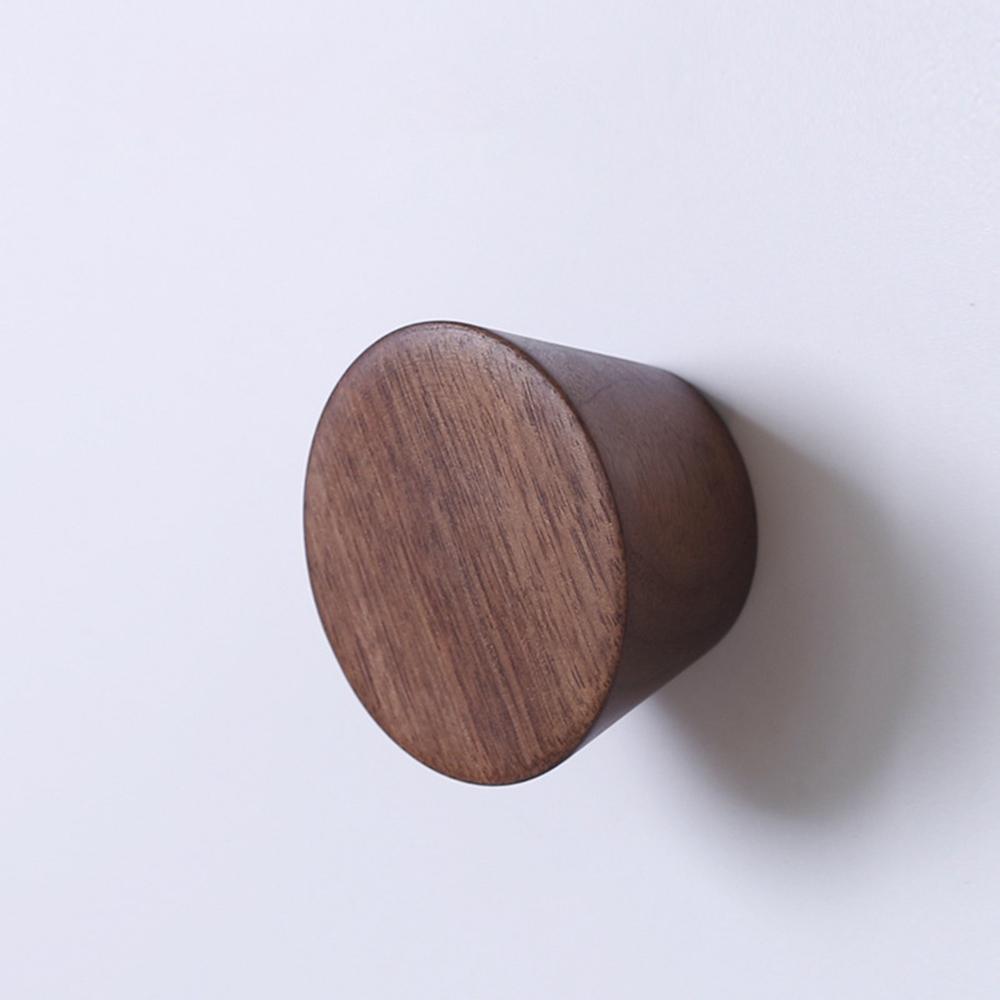 

Mounted Clothes Storage Bathroom Rack Towel Decorative Hooks Home Decoration Wall Hanger Coat Hooks 1pc walnut color