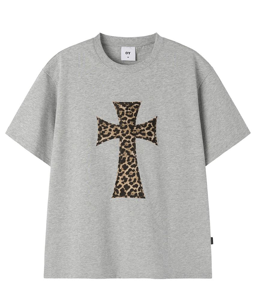 Opeunyadeu(Owai) Animal Cross Tee - Melange