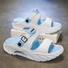 Slippers men's 2025 new summer non-slip thick bottom stepping on shit feeling teenagers outdoor seaside wading dual-purpose one-word drag