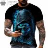Men Clothing Short Sleeve Tee Men Short Sleeve Oversize T-Shirt Man Skull Graphic T Shirts Clothes Men Designer Man T Shirt Tops