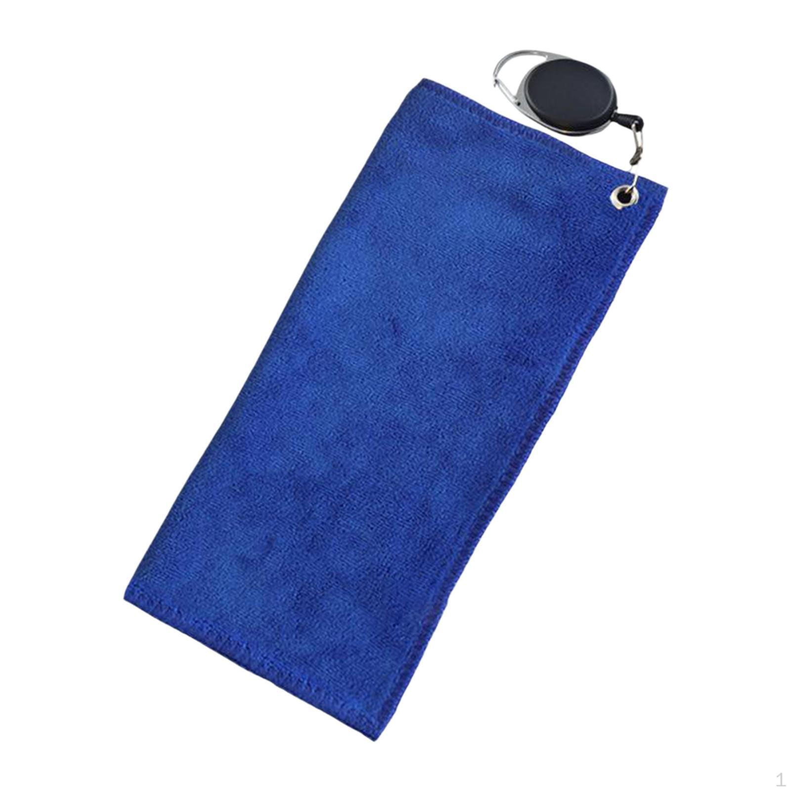

Полотенце для гольфа для любителей, впитывающее воду, быстросохнущее, мягкое, для чистки клюшек синий