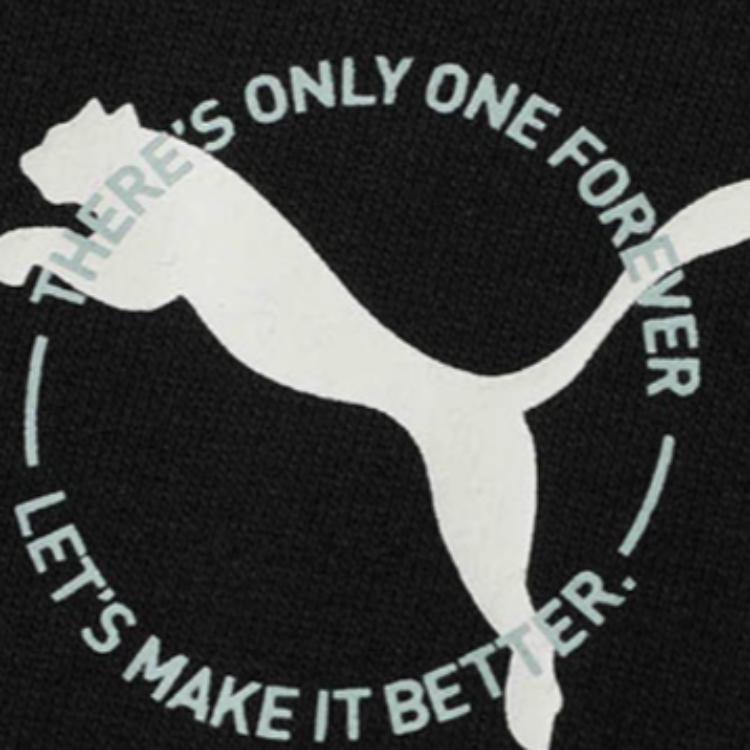 Puma Lepsza Odzież Sportowa Jesień/Zima 25 Sweter z Okrągłym Dekoltem Dzianinowy Sportowy Bluza z Długim Rękawem Damska bluza 686388-01