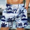 Men's Leaf Coconut Tree Plants Swim Shorts Board Shorts Swimming Trunks