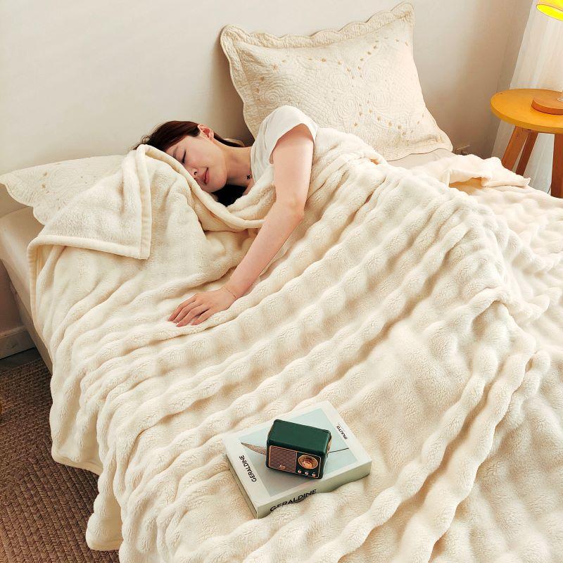 Silná pěnová přikrývka, flanelová přikrývka, přikrývka na pohovku, kancelářský šátek, klimatizační přikrývka