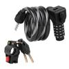 iOSN 1.2M Combination & Key Dual-Open Bicycle Lock