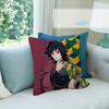 Cartoon Figure Giyu Tomioka   Cushion Cover Pillowcase Upholstery Sofa Throw Pillow Home Decor Pillowcas