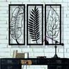 Metal Leaf Wall Art Decor, Iron Leaves Sculpture, Nature Inspired Hanging for Living Room Bedroom Office, Modern Sturdy Home Accent