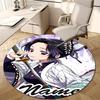 Personalized Demon Slayer Round Chair Office Rug - Perfect for Mat, Office Chair & More - Ideal Gift for Birthdays and Holidays