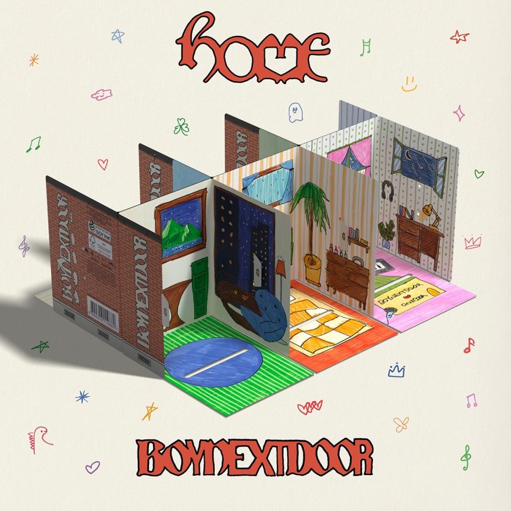 Boynextdoor Дом Первый студийный альбом Версия Weverse Albums.