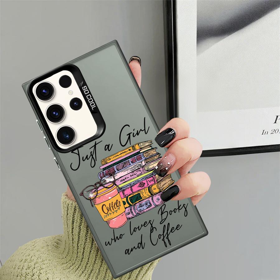 

Case for Samsung Galaxy Note 20 Ultra S21 S24 FE S25Edge S22 Ultra S25 S23 S20 FE Phone Cover With A Book Pattern Designed Galaxy S21