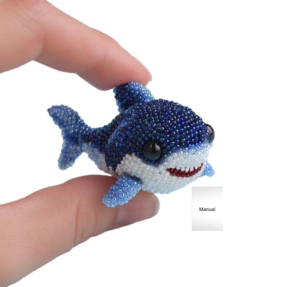 Animals Sea Creature Beaded Embroidery Kits Embroidery 3D Beadwork Craft Kit  for Craft Lovers
