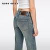 MISS SIXTY 2026 Spring Women's Double-Button Slimming Flare Jeans