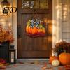 Seasonal Wooden Welcome Sign Fall Pumpkin Sign, Thanksgiving Door Hanger, Decor Pendant Hanging Porch for Autumn Harvest Farmhouse Wall Decoration