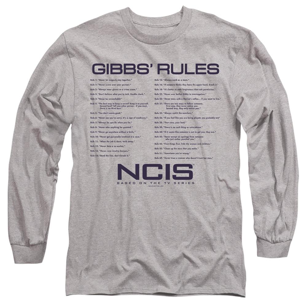NCIS Unisex Adult Gibbs Rules T-Shirt