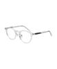 Loulou R Eye 482 Ultra Clip Acetate Glasses 49 Clear
