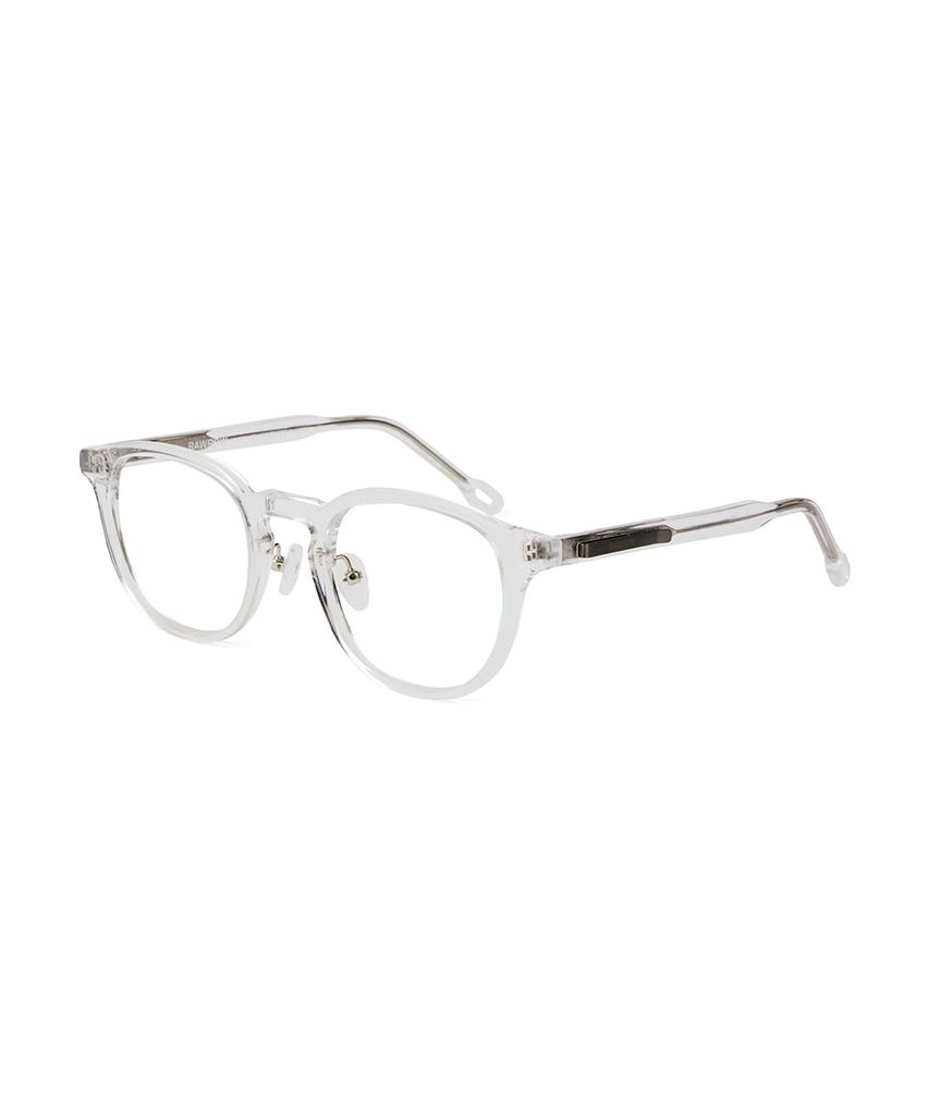 Loulou R Eye 482 Ultra Clip Acetate Glasses 49 Clear