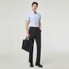 Youngor Men's 2025 Summer Business Casual Striped Short Sleeve Shirt