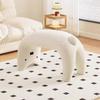 Armless Dressing Chair Small Stool Shoe Changing Stool Cream Style Vanity Stool  Living Room