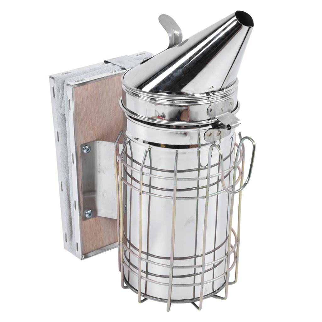 8Pcs/Set Beekeeping Kit Bee Brush Scraper Frame Clip Wire Embedder Beehive Smoker Queen Bee Cage