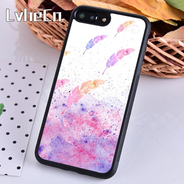 Watercolor Feather Pattern Design Phone Case For iPhone 17 Air 13 12 Cover For Apple 14 15 16 Pro Max Plus