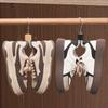 New Wooden Hanger Universal Rotatable Wardrobe Hook Traceless Six-claw Belt Organizer