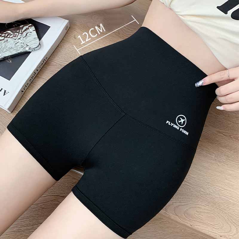 Pantaloni estivi sottili a tre punti Abbigliamento esterno antiriflesso da donna Sollevamento della pancia Pantaloncini da yoga con fondo per Barbie da equitazione