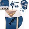 Holen Sie sich das Hololive Gawr Gura Cosplay Kostüm Haifisch Jacke Outfit Mit Fischschwanz Rollenspiel
