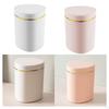 Compact Desktop Trash Can with Press Lid for Home And Office