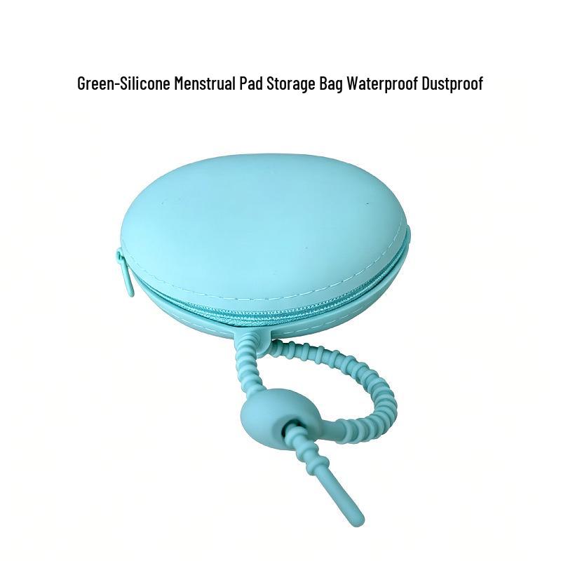 Silicone Macaron Zipper Coin and Cable Bag with Custom Logo In Various Styles